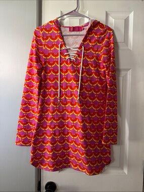 Macbeth Collection by Margaret Josephs Hooded long Sleeve dress